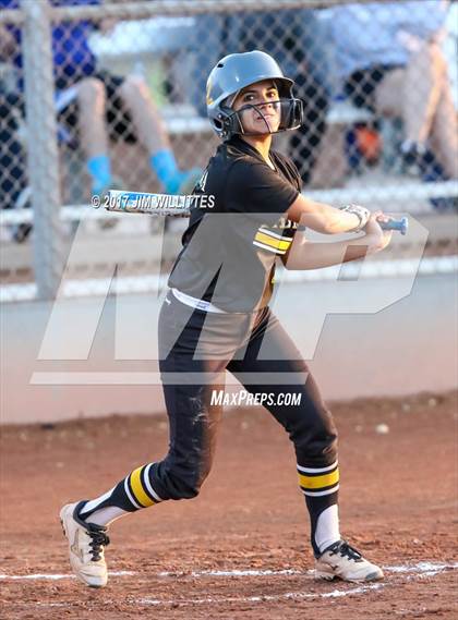 Thumbnail 1 in Marcos de Niza vs Veritas Prep (Chandler Prep Softball Classic Gold Final) photogallery.