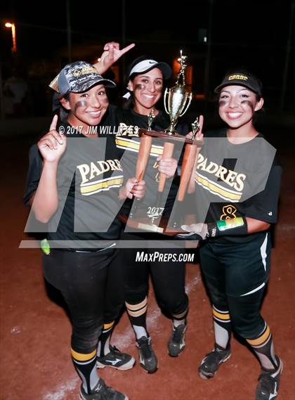 Thumbnail 2 in Marcos de Niza vs Veritas Prep (Chandler Prep Softball Classic Gold Final) photogallery.