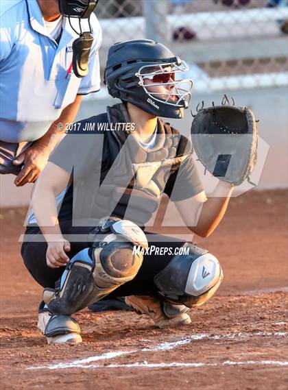 Thumbnail 1 in Marcos de Niza vs Veritas Prep (Chandler Prep Softball Classic Gold Final) photogallery.