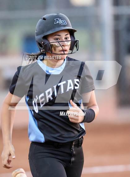 Thumbnail 1 in Marcos de Niza vs Veritas Prep (Chandler Prep Softball Classic Gold Final) photogallery.