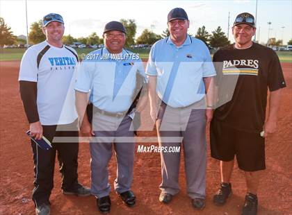 Thumbnail 2 in Marcos de Niza vs Veritas Prep (Chandler Prep Softball Classic Gold Final) photogallery.