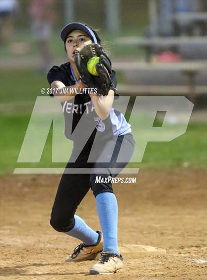 Thumbnail 3 in Marcos de Niza vs Veritas Prep (Chandler Prep Softball Classic Gold Final) photogallery.