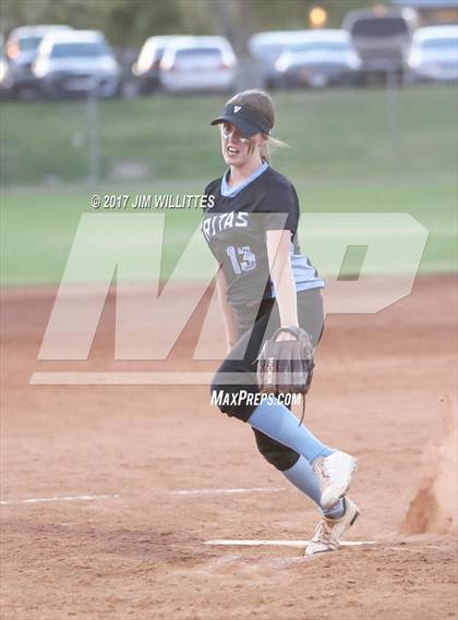 Thumbnail 1 in Marcos de Niza vs Veritas Prep (Chandler Prep Softball Classic Gold Final) photogallery.