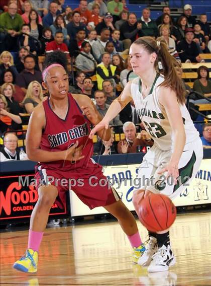 Thumbnail 2 in Sand Creek @ D'Evelyn (CHSAA 4A Great 8 Playoffs) photogallery.