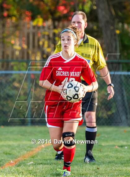 Thumbnail 2 in Sacred Heart Academy @ Northwest Catholic (CIAC Class L 1st Round) photogallery.