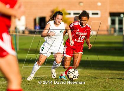 Thumbnail 2 in Sacred Heart Academy @ Northwest Catholic (CIAC Class L 1st Round) photogallery.