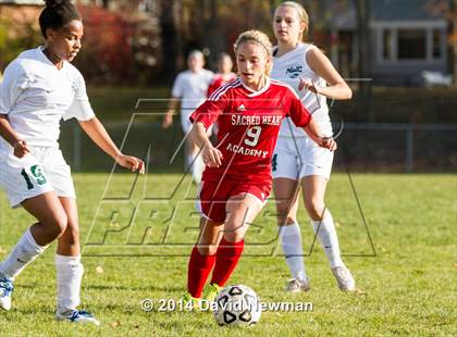 Thumbnail 2 in Sacred Heart Academy @ Northwest Catholic (CIAC Class L 1st Round) photogallery.