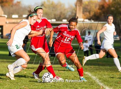 Thumbnail 2 in Sacred Heart Academy @ Northwest Catholic (CIAC Class L 1st Round) photogallery.