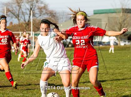 Thumbnail 2 in Sacred Heart Academy @ Northwest Catholic (CIAC Class L 1st Round) photogallery.