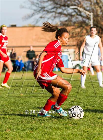 Thumbnail 2 in Sacred Heart Academy @ Northwest Catholic (CIAC Class L 1st Round) photogallery.