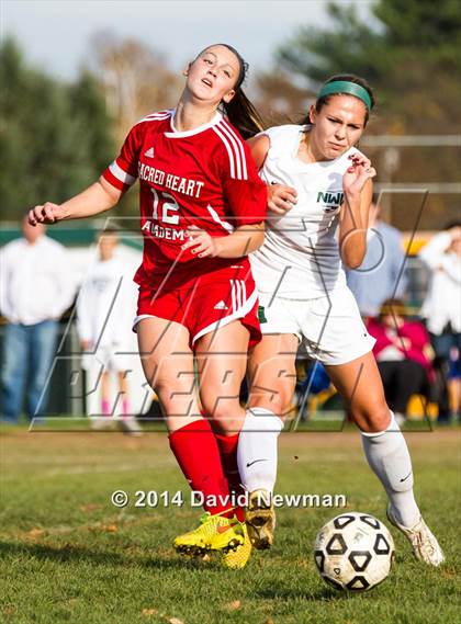 Thumbnail 2 in Sacred Heart Academy @ Northwest Catholic (CIAC Class L 1st Round) photogallery.