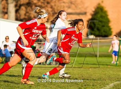 Thumbnail 3 in Sacred Heart Academy @ Northwest Catholic (CIAC Class L 1st Round) photogallery.