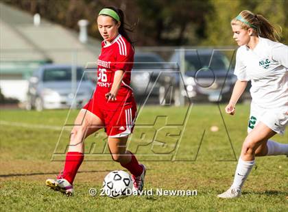 Thumbnail 3 in Sacred Heart Academy @ Northwest Catholic (CIAC Class L 1st Round) photogallery.