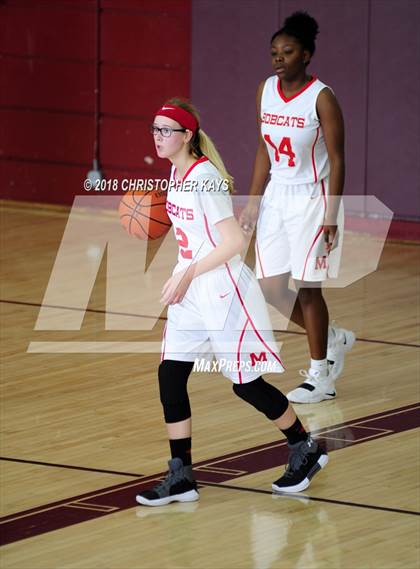 Thumbnail 2 in Meridian vs Benton (Benton Rangerette Christmas Classic) photogallery.