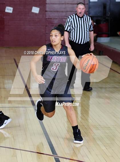 Thumbnail 2 in Meridian vs Benton (Benton Rangerette Christmas Classic) photogallery.