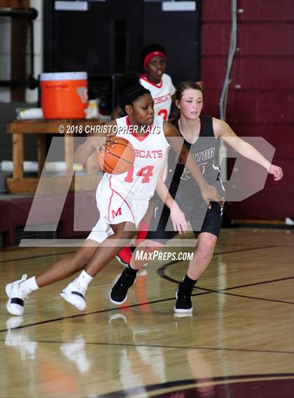 Thumbnail 3 in Meridian vs Benton (Benton Rangerette Christmas Classic) photogallery.