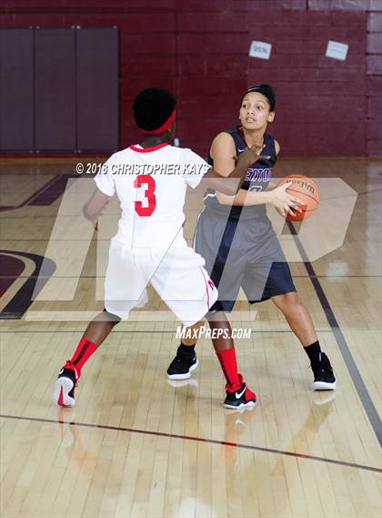 Thumbnail 2 in Meridian vs Benton (Benton Rangerette Christmas Classic) photogallery.