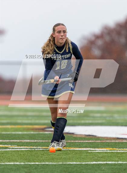 Thumbnail 3 in Bayport Blue Point vs Carle Place (NYSPHSAA Class C Quarterfinals) photogallery.