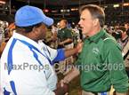 Coaches exchange after an ultra clean game. 
