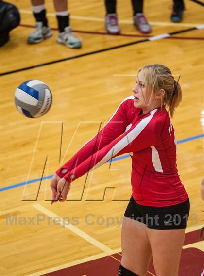 Thumbnail 1 in East Lyme vs Frontier Regional (2013 Volleyhall Classic) photogallery.