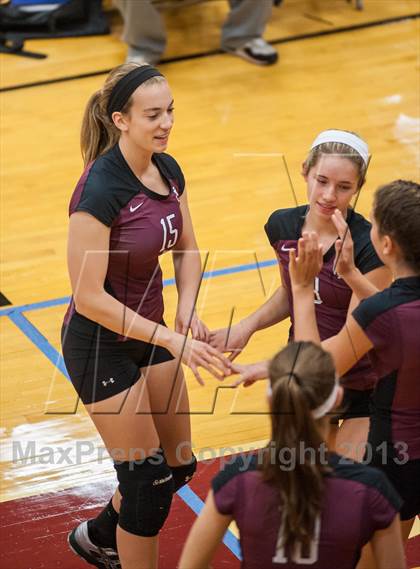 Thumbnail 1 in East Lyme vs Frontier Regional (2013 Volleyhall Classic) photogallery.