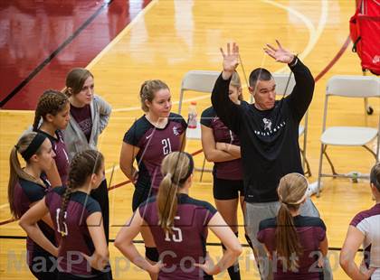 Thumbnail 3 in East Lyme vs Frontier Regional (2013 Volleyhall Classic) photogallery.