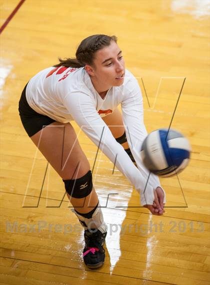 Thumbnail 1 in East Lyme vs Frontier Regional (2013 Volleyhall Classic) photogallery.