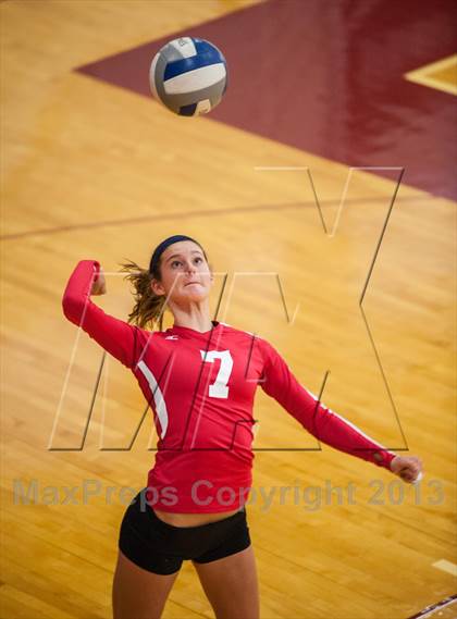 Thumbnail 1 in East Lyme vs Frontier Regional (2013 Volleyhall Classic) photogallery.