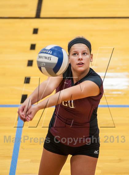 Thumbnail 1 in East Lyme vs Frontier Regional (2013 Volleyhall Classic) photogallery.