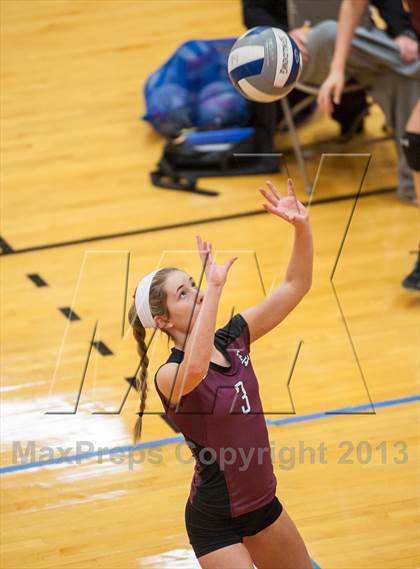 Thumbnail 1 in East Lyme vs Frontier Regional (2013 Volleyhall Classic) photogallery.