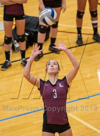 Thumbnail 1 in East Lyme vs Frontier Regional (2013 Volleyhall Classic) photogallery.