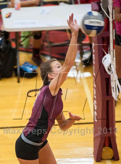 Thumbnail 1 in East Lyme vs Frontier Regional (2013 Volleyhall Classic) photogallery.