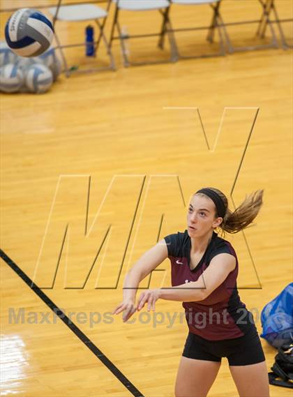 Thumbnail 3 in East Lyme vs Frontier Regional (2013 Volleyhall Classic) photogallery.