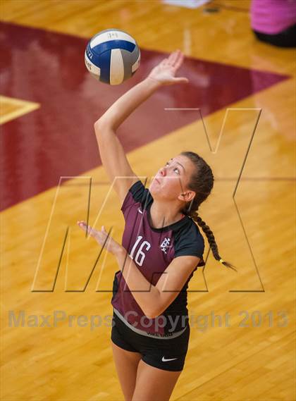 Thumbnail 1 in East Lyme vs Frontier Regional (2013 Volleyhall Classic) photogallery.