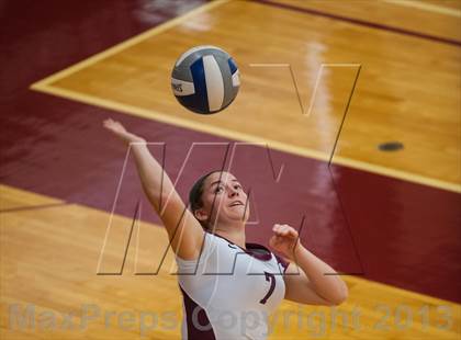 Thumbnail 3 in East Lyme vs Frontier Regional (2013 Volleyhall Classic) photogallery.