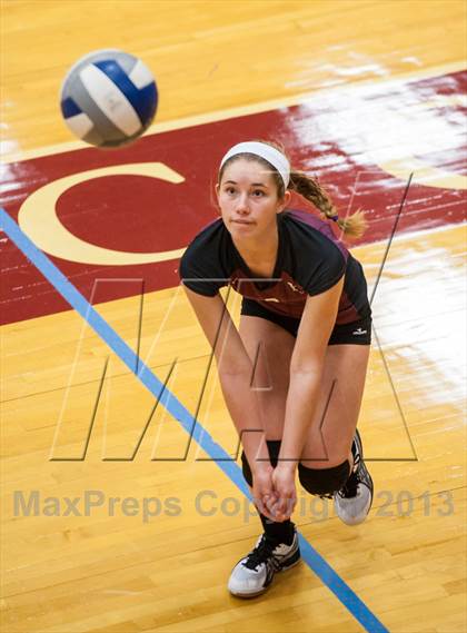 Thumbnail 1 in East Lyme vs Frontier Regional (2013 Volleyhall Classic) photogallery.