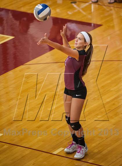 Thumbnail 3 in East Lyme vs Frontier Regional (2013 Volleyhall Classic) photogallery.