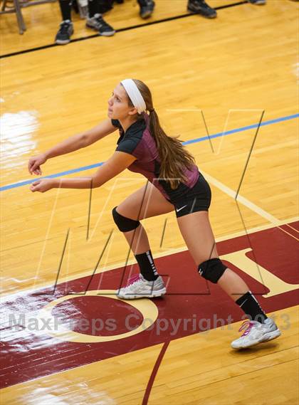 Thumbnail 3 in East Lyme vs Frontier Regional (2013 Volleyhall Classic) photogallery.