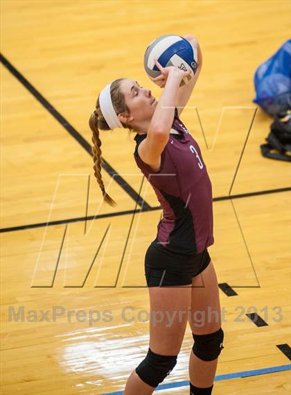 Thumbnail 1 in East Lyme vs Frontier Regional (2013 Volleyhall Classic) photogallery.