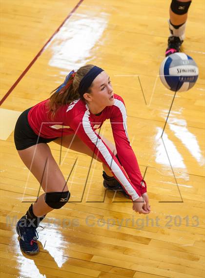 Thumbnail 3 in East Lyme vs Frontier Regional (2013 Volleyhall Classic) photogallery.