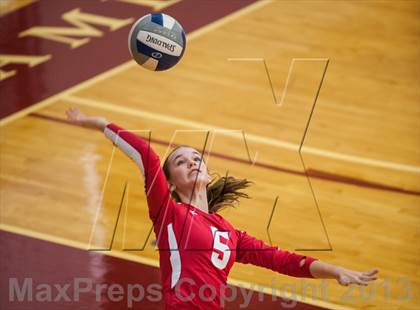 Thumbnail 1 in East Lyme vs Frontier Regional (2013 Volleyhall Classic) photogallery.
