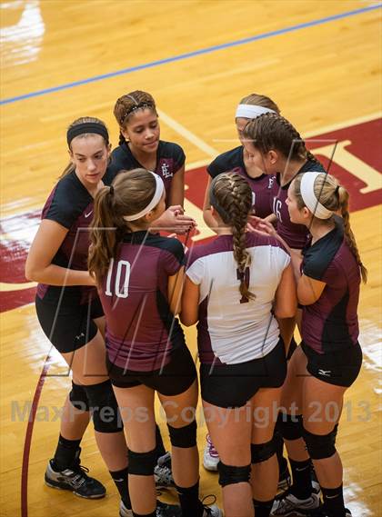 Thumbnail 1 in East Lyme vs Frontier Regional (2013 Volleyhall Classic) photogallery.