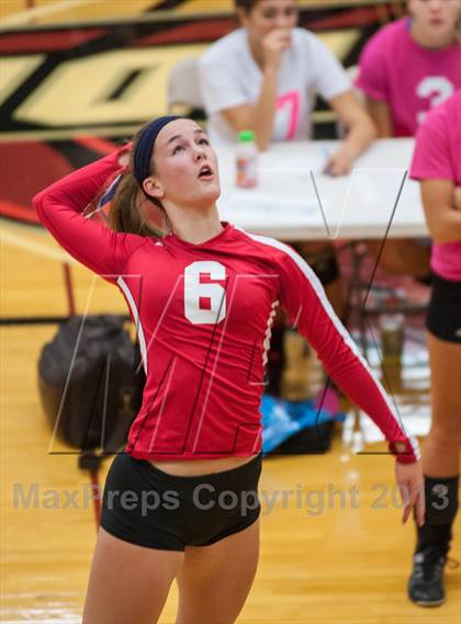 Thumbnail 1 in East Lyme vs Frontier Regional (2013 Volleyhall Classic) photogallery.