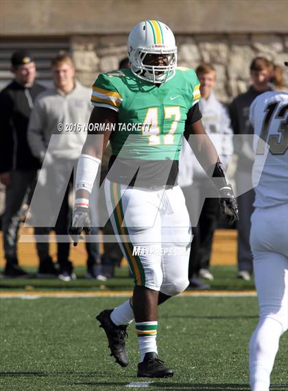 Thumbnail 3 in Blue Valley vs. Derby (KSHSAA 6A Final) photogallery.