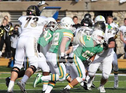 Thumbnail 1 in Blue Valley vs. Derby (KSHSAA 6A Final) photogallery.