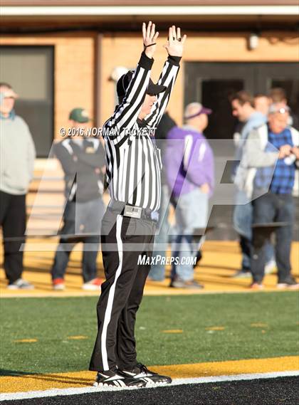 Thumbnail 1 in Blue Valley vs. Derby (KSHSAA 6A Final) photogallery.
