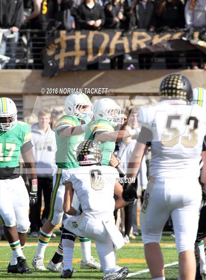 Thumbnail 2 in Blue Valley vs. Derby (KSHSAA 6A Final) photogallery.