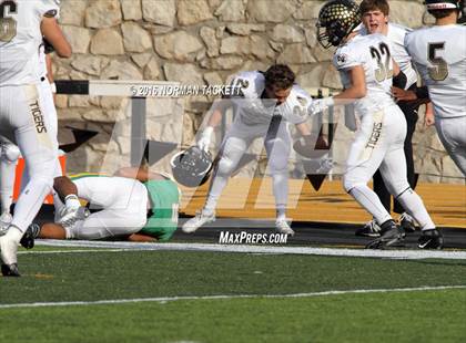 Thumbnail 3 in Blue Valley vs. Derby (KSHSAA 6A Final) photogallery.