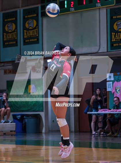 Thumbnail 3 in Hawaii Prep vs. Damien (HHSAA D2 Quarterfinals) photogallery.