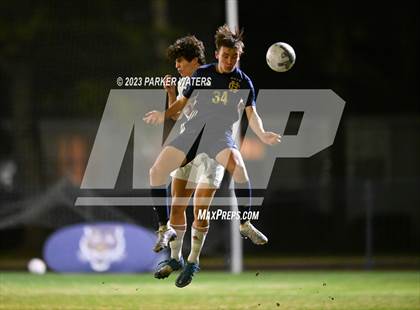 Thumbnail 3 in Teurlings Catholic @ Holy Cross (Div. II Regional Playoff) photogallery.